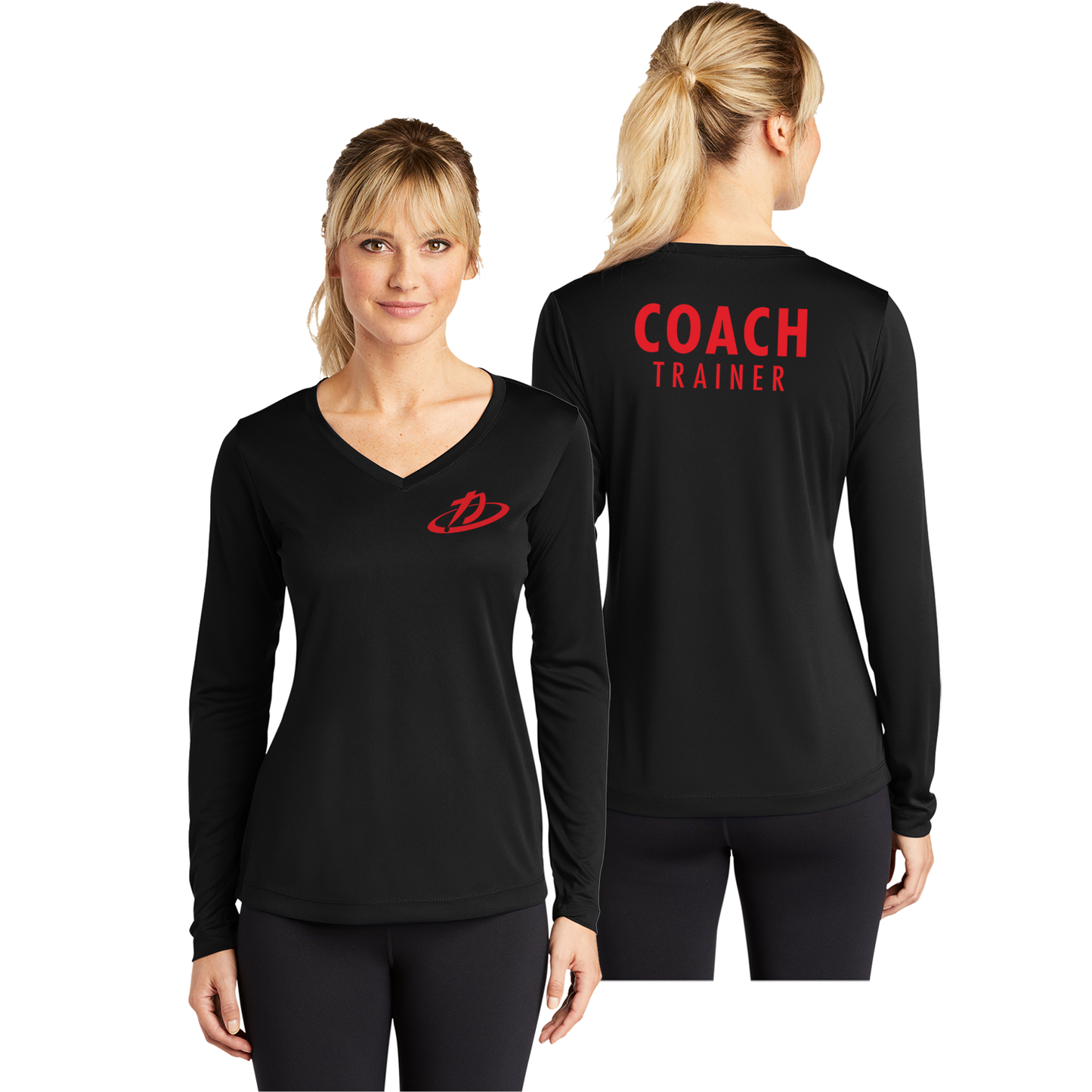 Ladiess Long Sleeve V Neck - Trainer